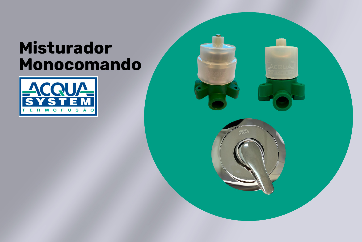 Misturador Monocomando Acqua System Termofusão